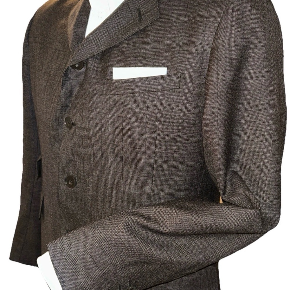 RRL DOUBLE RL RALPH LAUREN BROWN PLAID BLAZER $2750 Sport Jacket Sz 44R Worn 1x